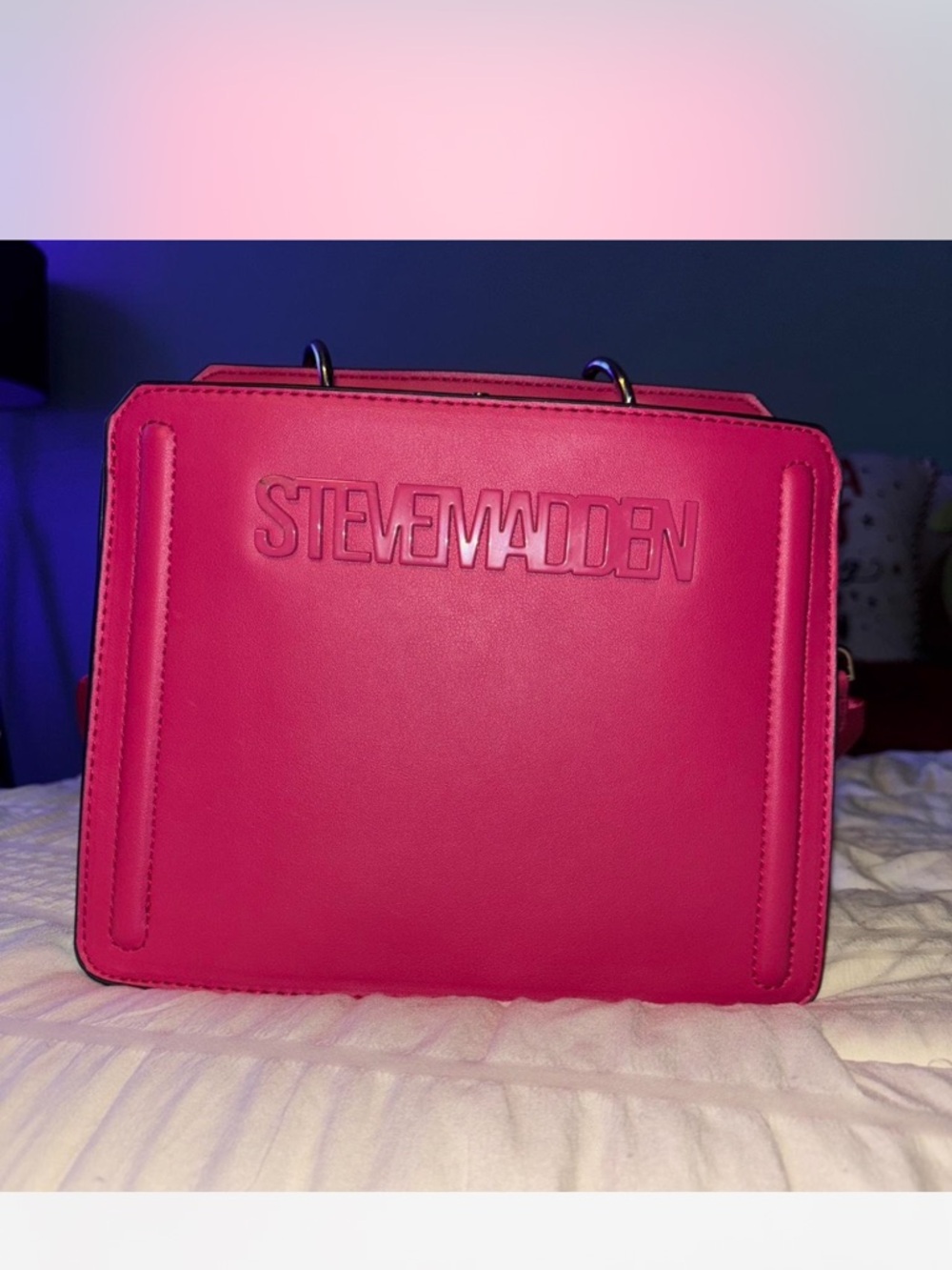 Steve Madden Hot Pink Satchel Bag
